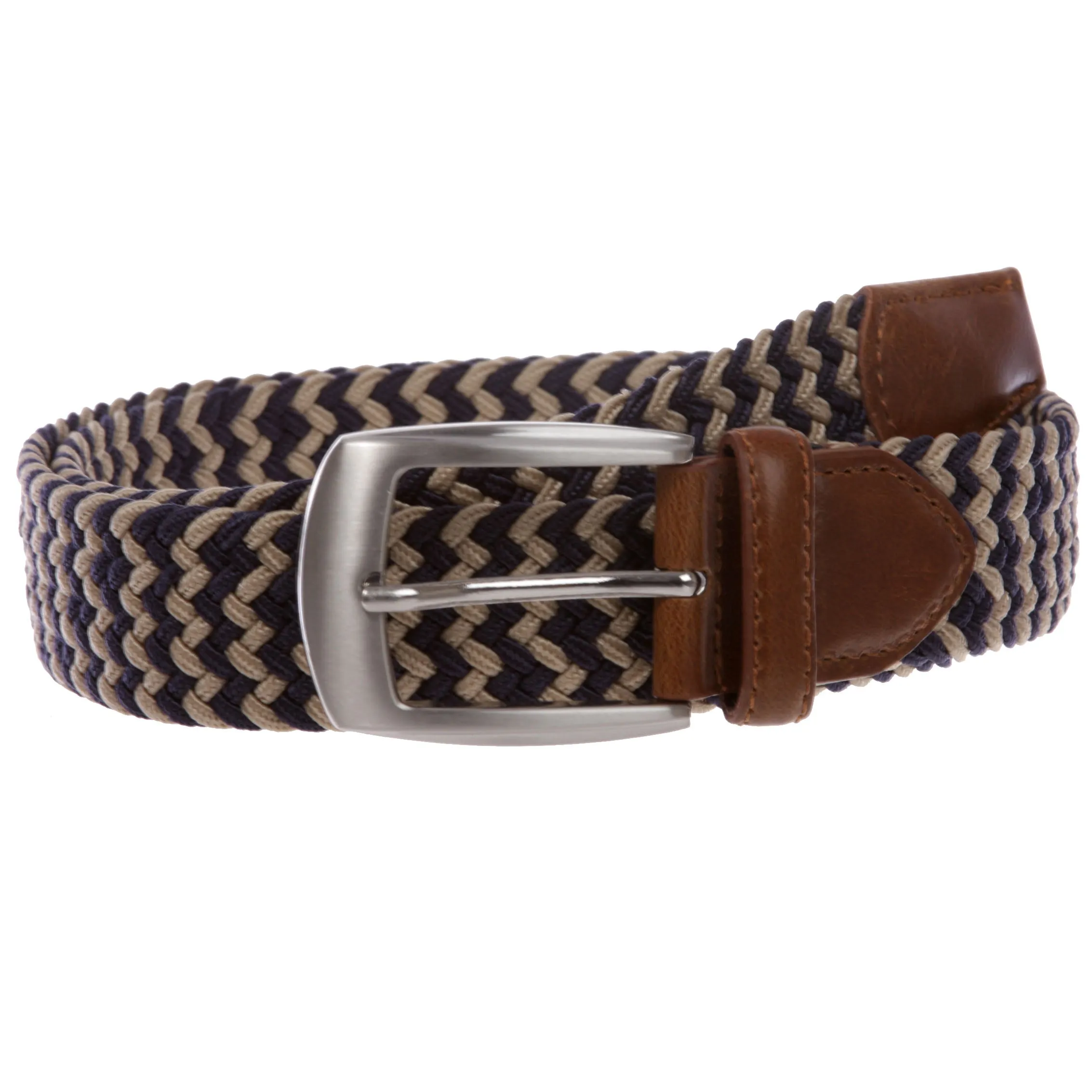 1 1/4" Braided Elastic Stretch Woven Belt