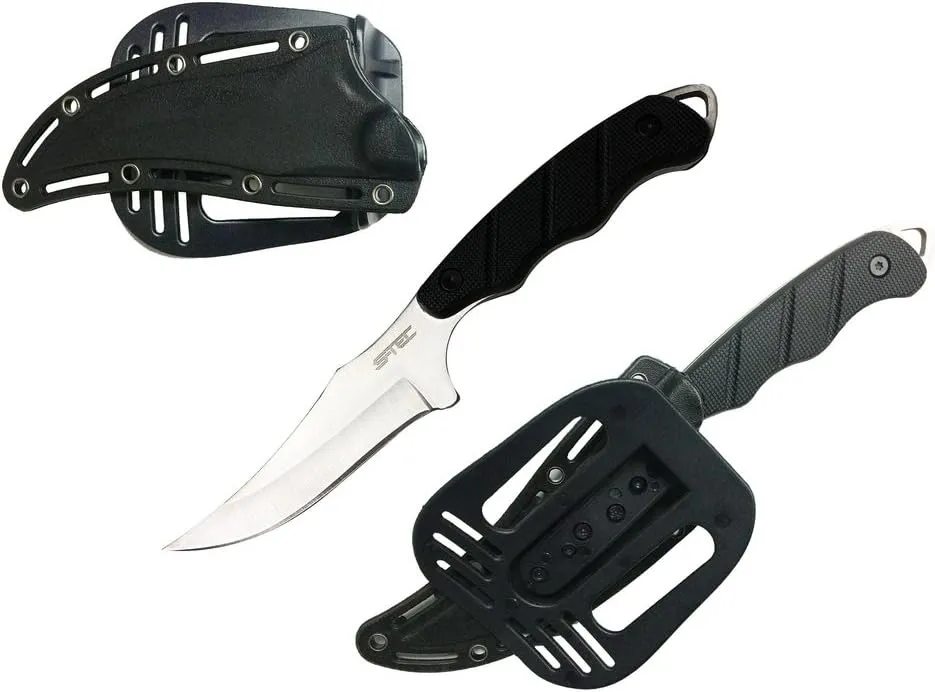 9" Full Tang Tactical Knife with ABS Plastic Sheath