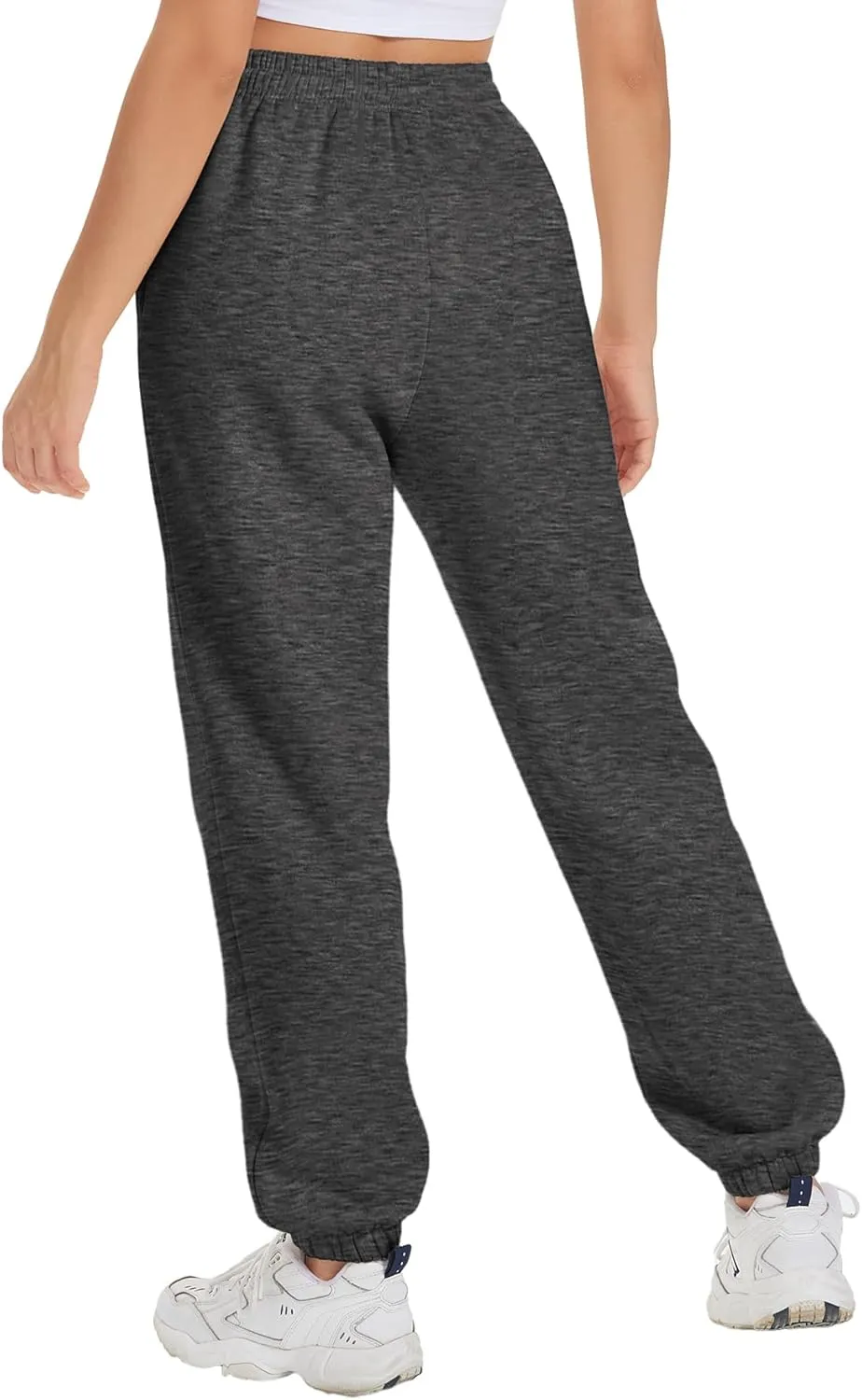 ATHMILE Sweatpants Women Fleece Pockets Winter Fall Fashion Baggy Lounge Pants Joggers