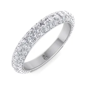Azores - Matching Pave Wedding Band (0.79 CT)