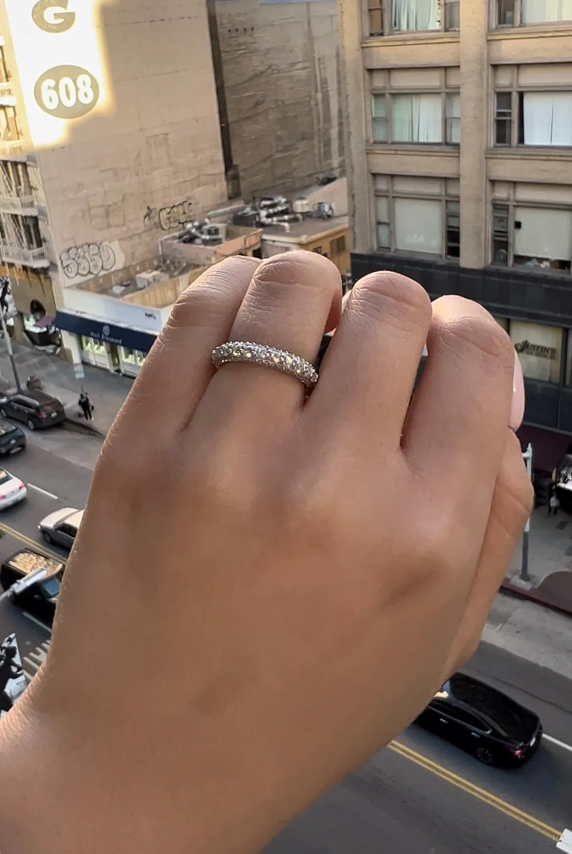 Azores - Matching Pave Wedding Band (0.79 CT)