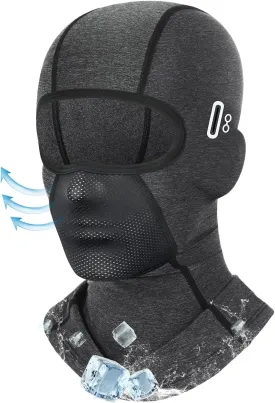 Balaclava Face Mask with Glasses Holes for Men Women Summer Cooling Shiesty Mask Sun UV Protection for Motorcycle Work Ski