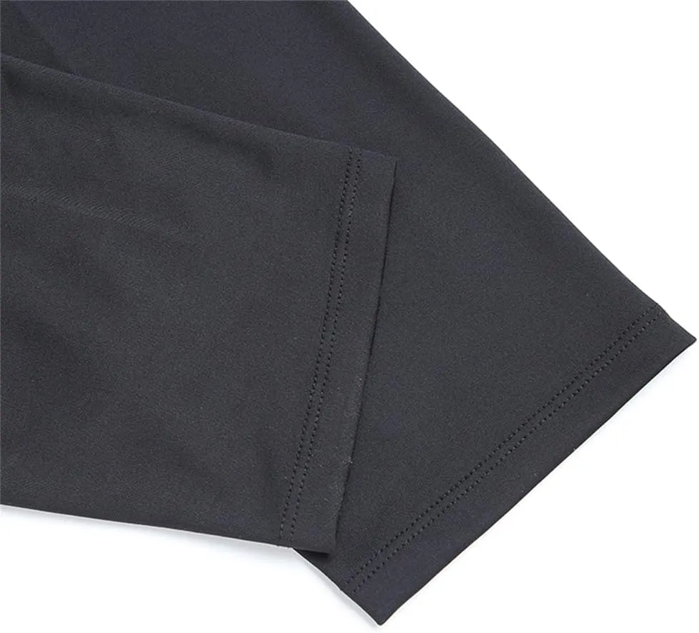 BaronHong Basketball Single Leg Tight Sports Pants 3/4 One Leg Compression Pants Athletic Base Layer Underwear