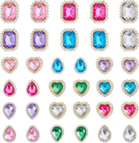 Bling Shoe Charms for Women and Girls,Luxury Jewelry Charms Accessories for Clog Shoes Decoration.