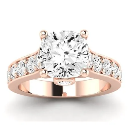 Calluna Lab Diamond Matching Band for Cushion Center (Band Only. Engagement Ring Not Included)