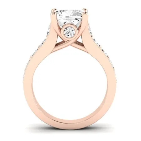 Calluna Lab Diamond Matching Band for Cushion Center (Band Only. Engagement Ring Not Included)