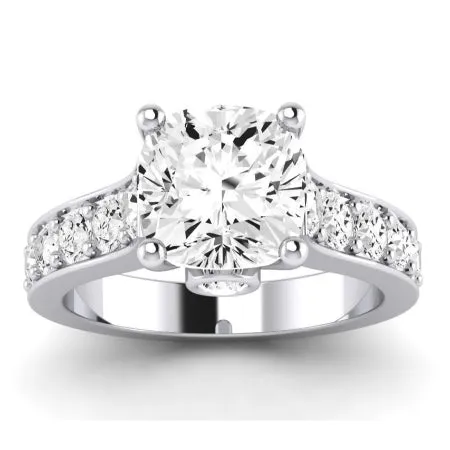 Calluna Lab Diamond Matching Band for Cushion Center (Band Only. Engagement Ring Not Included)