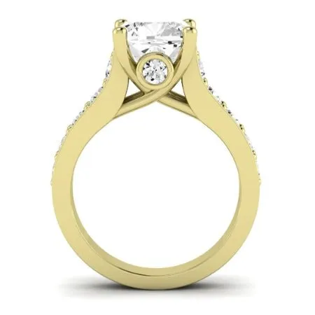 Calluna Lab Diamond Matching Band for Cushion Center (Band Only. Engagement Ring Not Included)