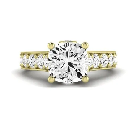 Calluna Lab Diamond Matching Band for Cushion Center (Band Only. Engagement Ring Not Included)