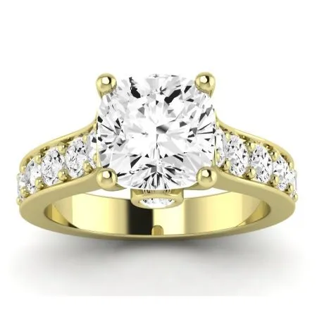 Calluna Lab Diamond Matching Band for Cushion Center (Band Only. Engagement Ring Not Included)