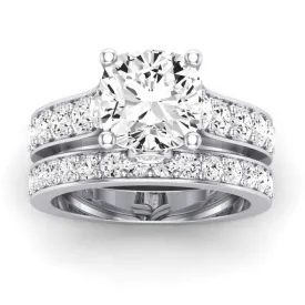 Calluna Lab Diamond Matching Band for Cushion Center (Band Only. Engagement Ring Not Included)