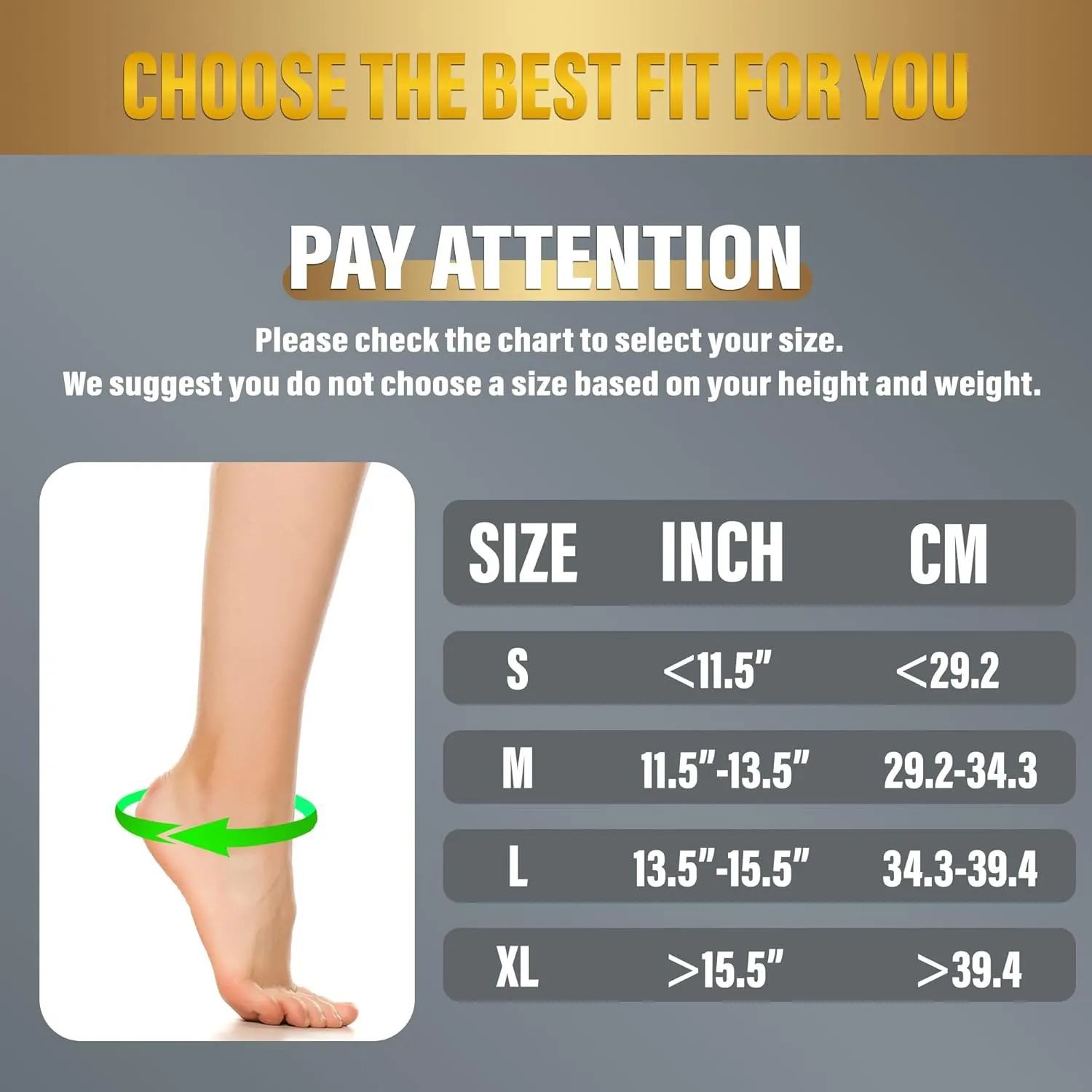 Compression Foot Sleeves (Pair) with Partial Pressure for Ankle Pain and Plantar Fasciitis, Ankle Support for Achilles Tendonitis, Swelling, Fatigue, Injury Recovery, Unisex