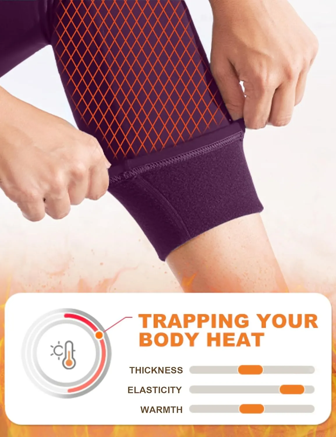 COOTRY Plus Size Thermal Underwear for Women Long Johns Base Layer Winter Top and Bottom Sets