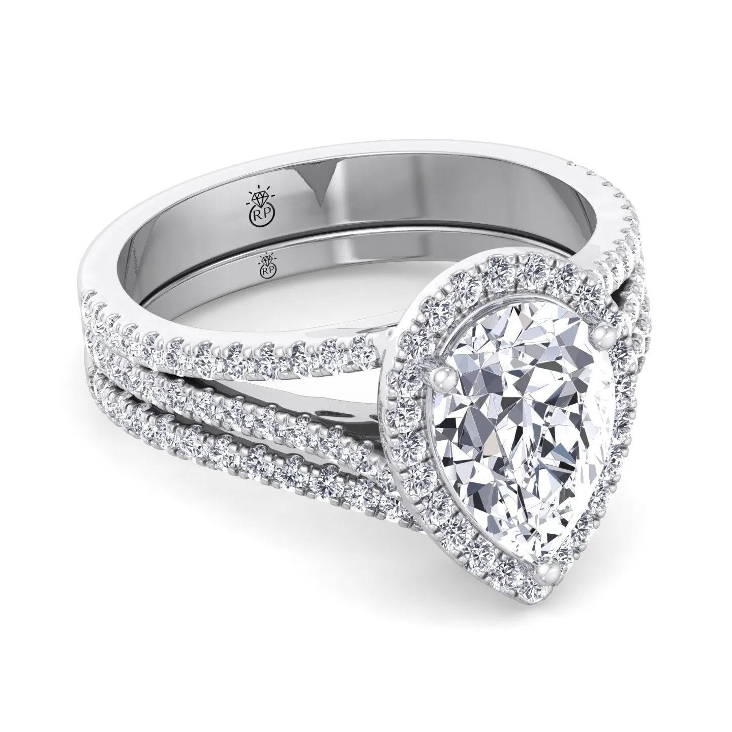 Guava - Matching Curved Pave Wedding Band (0.34 CT)
