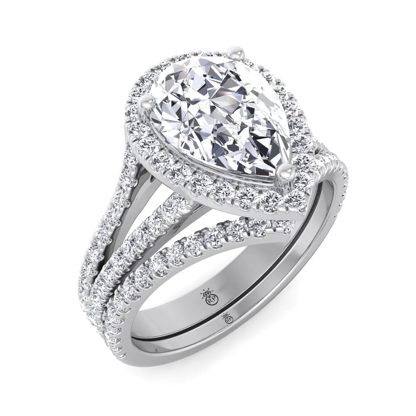 Guava - Matching Curved Pave Wedding Band (0.34 CT)