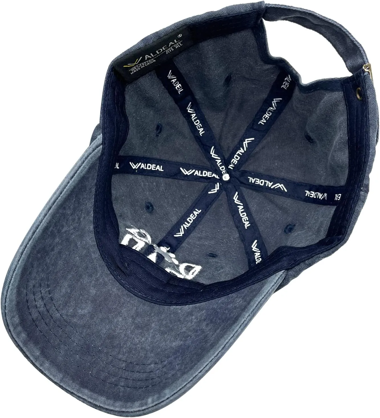 Happy Camper Embroidered Baseball Cap, Washed Adjustable Dad Hat for Men Women