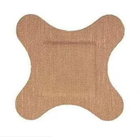 Hartmann 555903 Flex-Band Fabric Adhesive Bandage, 4-Wings, 3" Width, 3" Length, Pack of 50