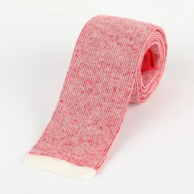 James Adelin Mens Knitted Tie in Red Shaded Effect