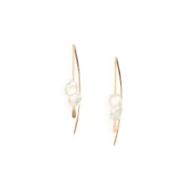 Keshi Pearl Arch Earring