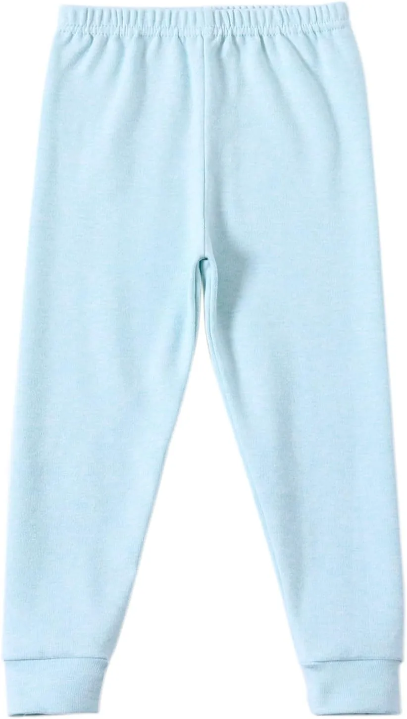 Kids Winter Thermal Underwear Long Johns Set Toddler Little Boys Girls Pajamas Warm Base Layer Set (3-8Years)
