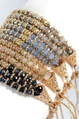 Layer Mix Beads drawstring Bracelet