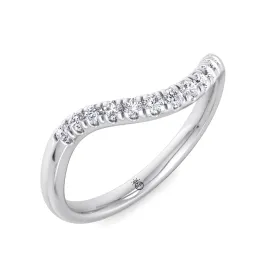 Marana - Matching Wedding Band with Curve (0.06 CT)