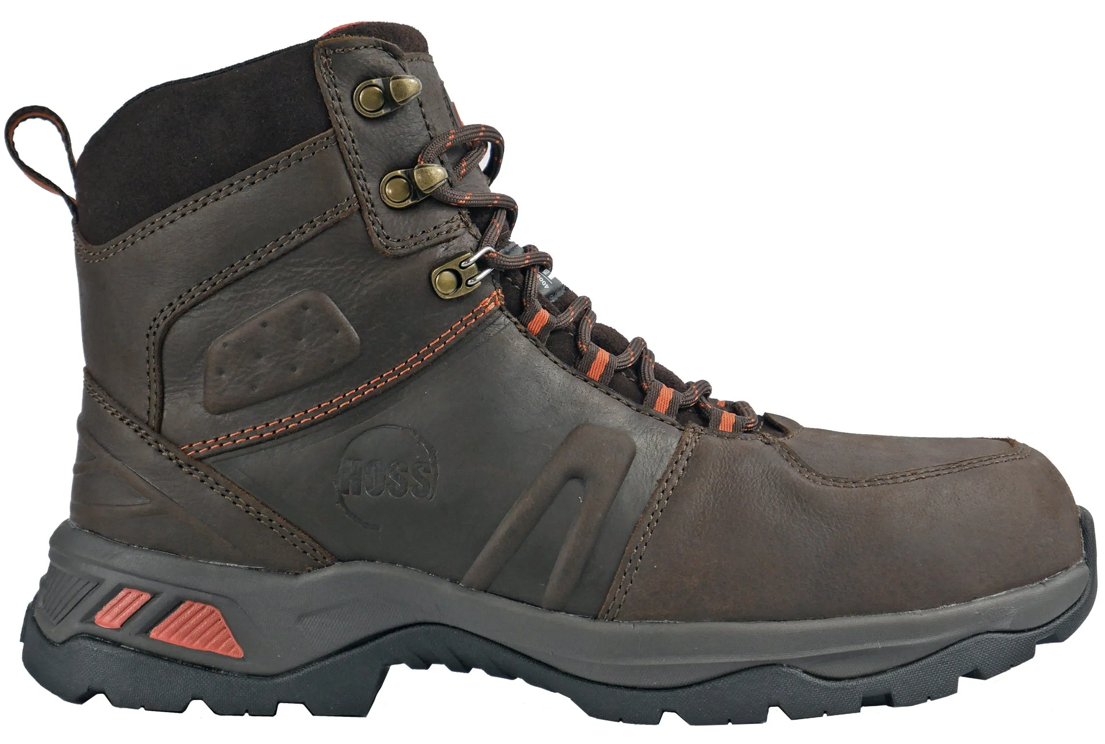 Men's Hoss 8" Blast Brown, EH, SR, WP, Insulated Composite Toe Boot