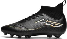 Men's Soccer Shoes Cleats Professional High-Top Athletic Turf Football Shoes Outdoor Indoor Professional Futsal Football Training Sneakers