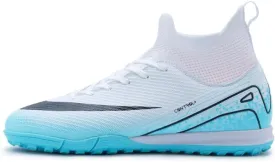 Men's Soccer Shoes Cleats Professional High-Top Athletic Turf Football Shoes Outdoor Indoor Professional Futsal Football Training Sneakers