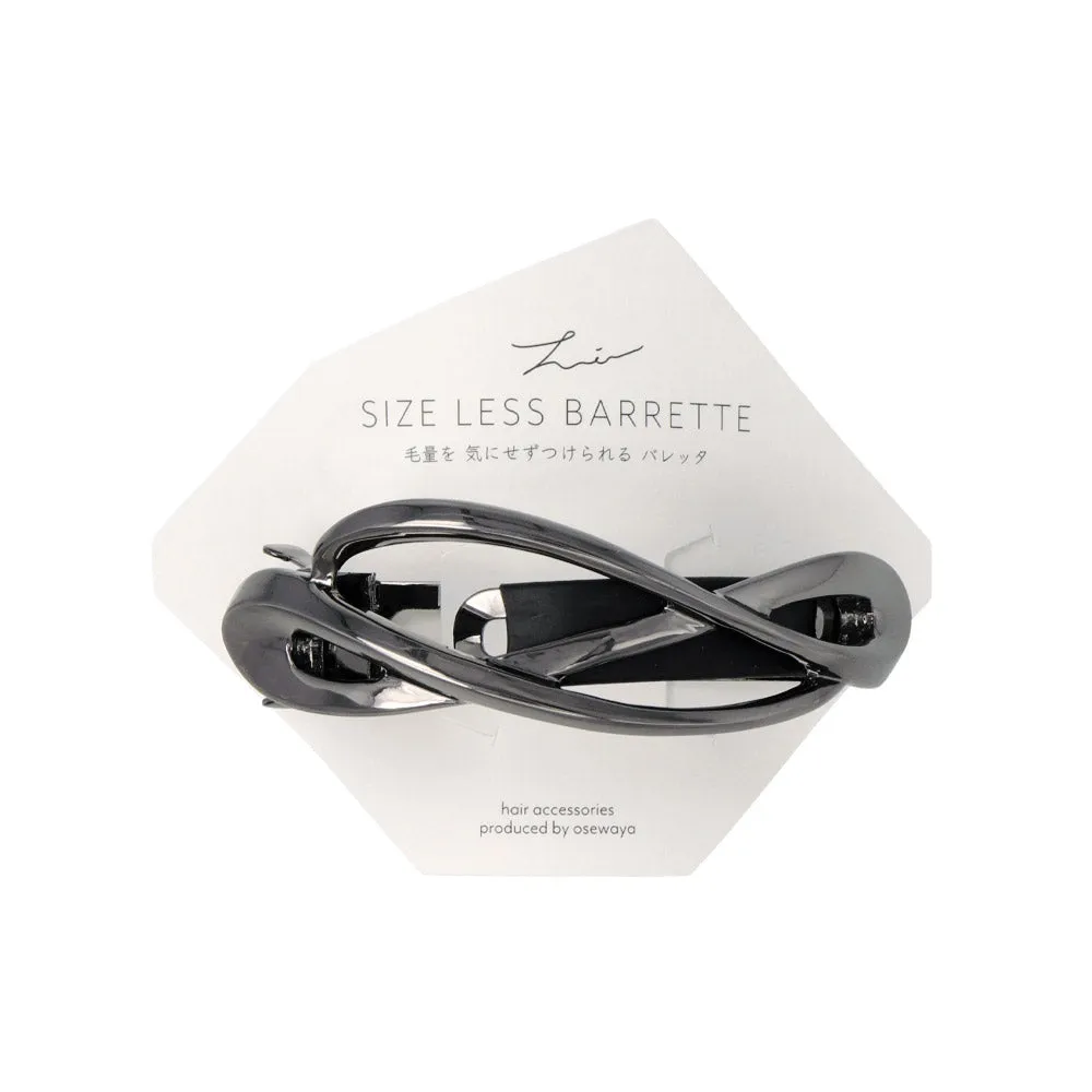 Metal Open Wave Firm Grip Barrette