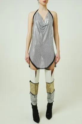 Oversized metal dress