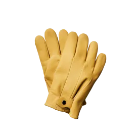 Raber 316K Men's Cotton Fleece Lined Roper's Glove – Durable, Warm Cowhide Construction with Secure Wrist Fasteners, Made in Winnipeg, Canada