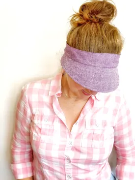 Ready to Ship, Women's Sun Visor, Summer Hat for Women, Running Visor for Women, Visor for Summer, Large Visor for Big Heads