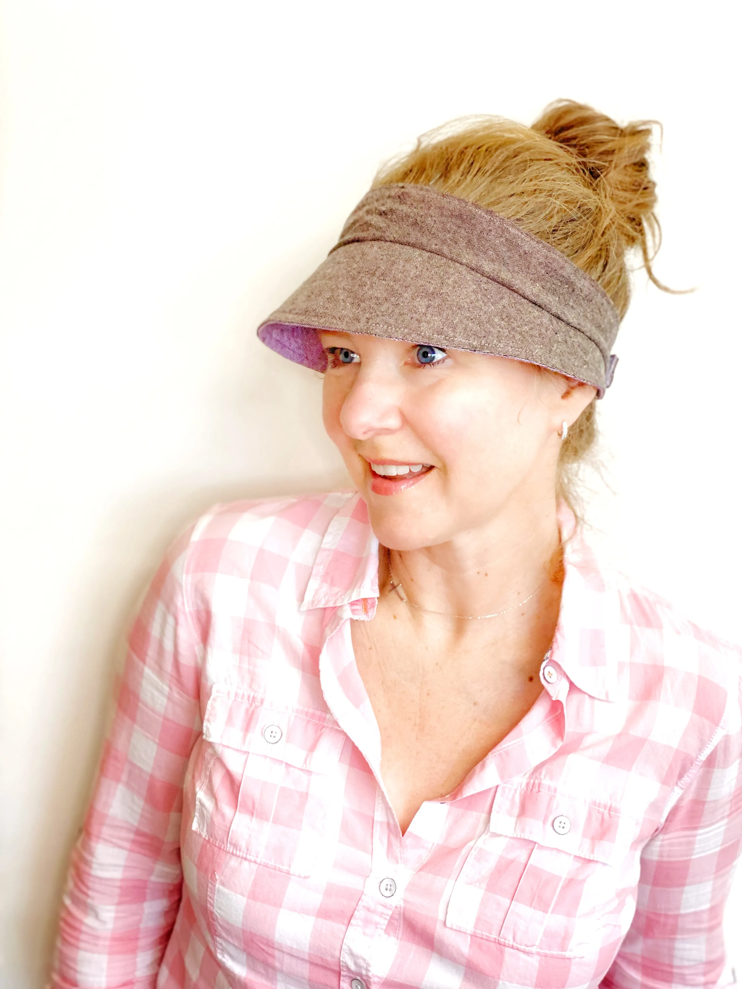 Ready to Ship, Women's Sun Visor, Summer Hat for Women, Running Visor for Women, Visor for Summer, Large Visor for Big Heads