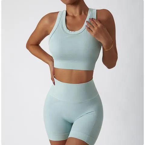 Ribbed Seamless Racer Short (6inches)