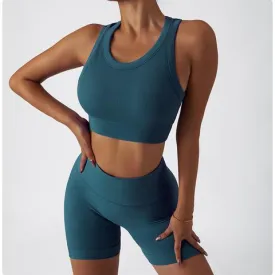 Ribbed Seamless Racer Short (6inches)