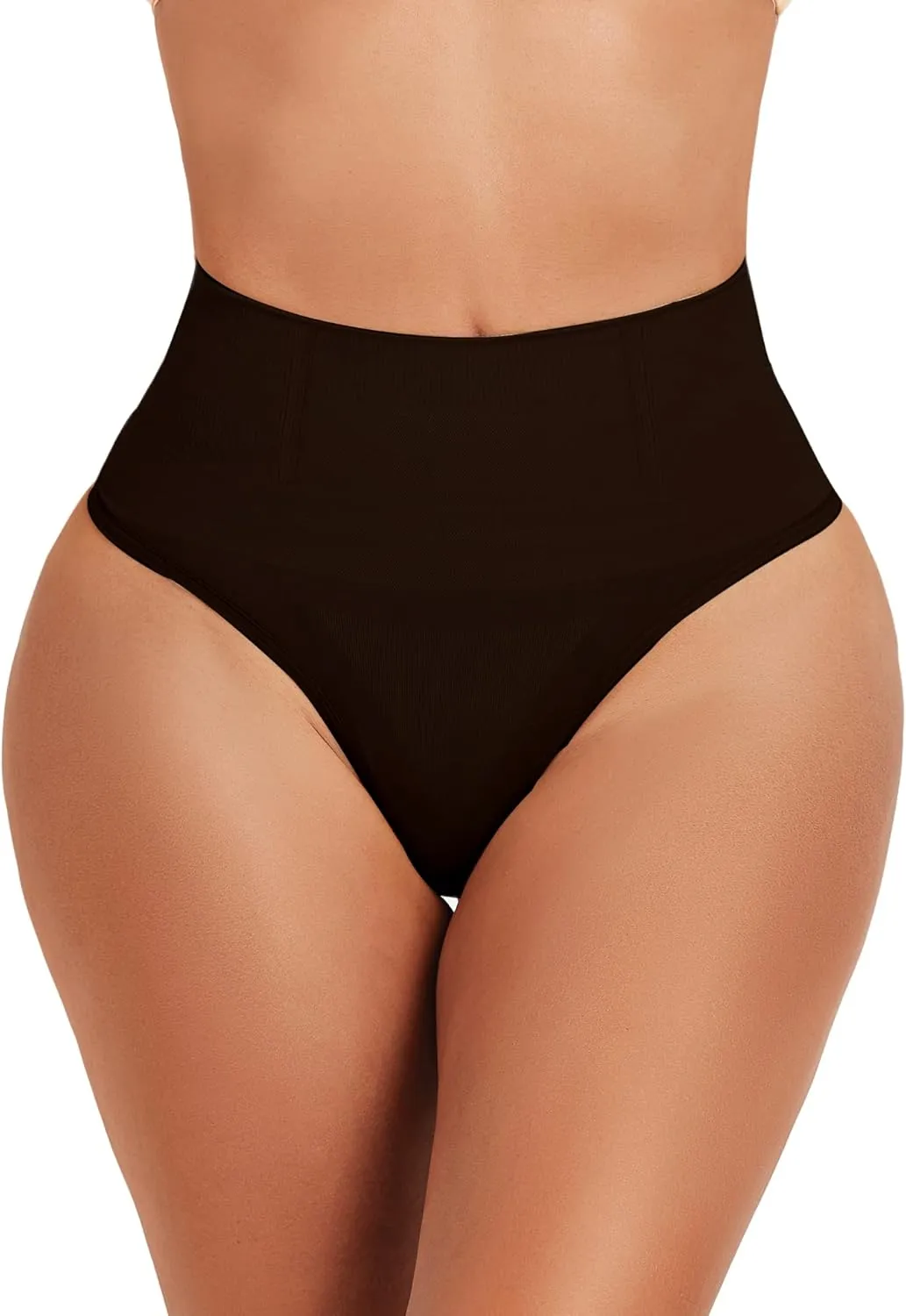 Seamless Thong Shapewear for Women Tummy Control Body Shaper Underwear Girdle High Waist Shaping Panties