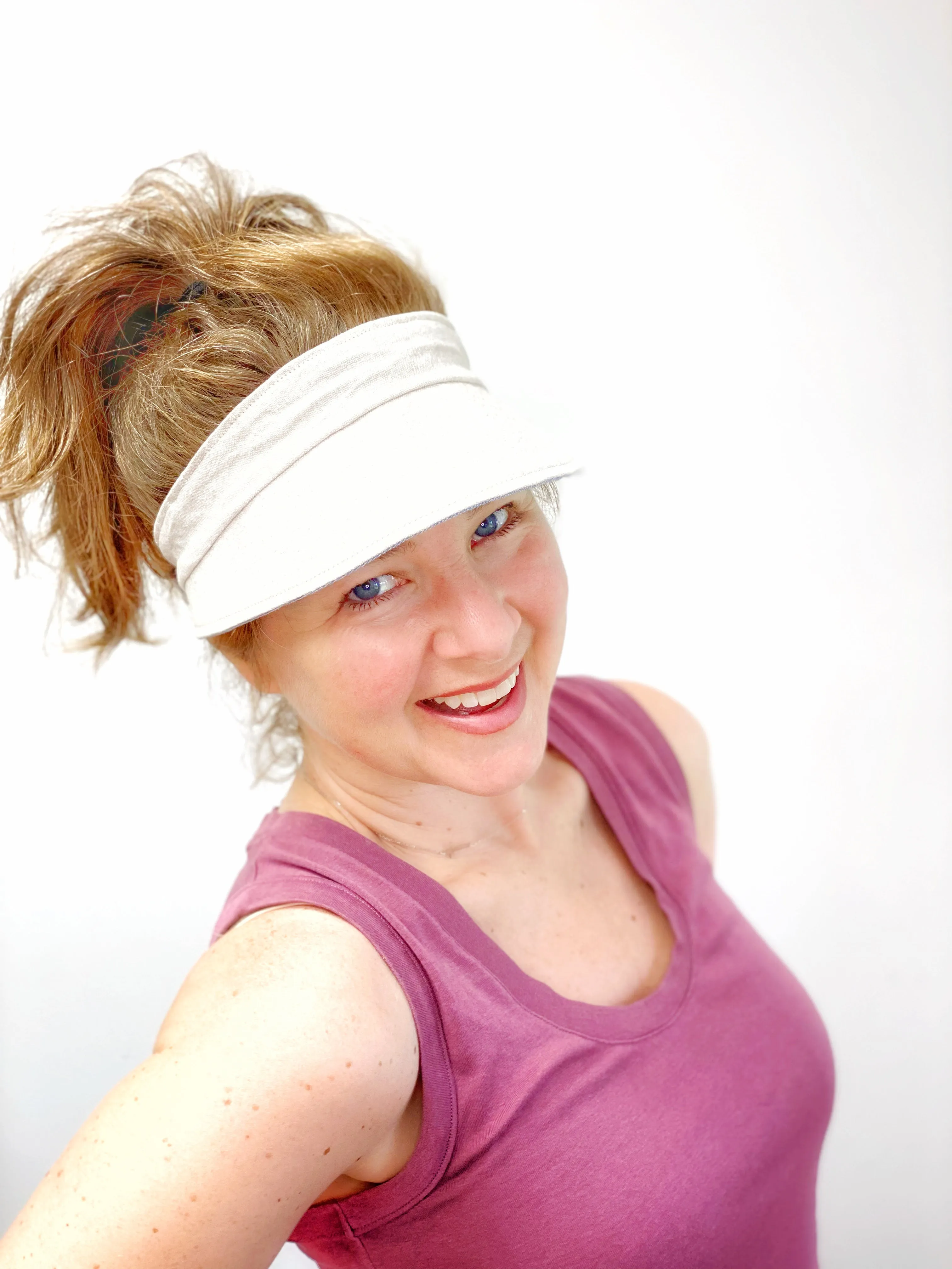 Size Large, Women's Sun Visor, Summer Hat for Women, Running Visor for Women, Lightweight Visor for Summer