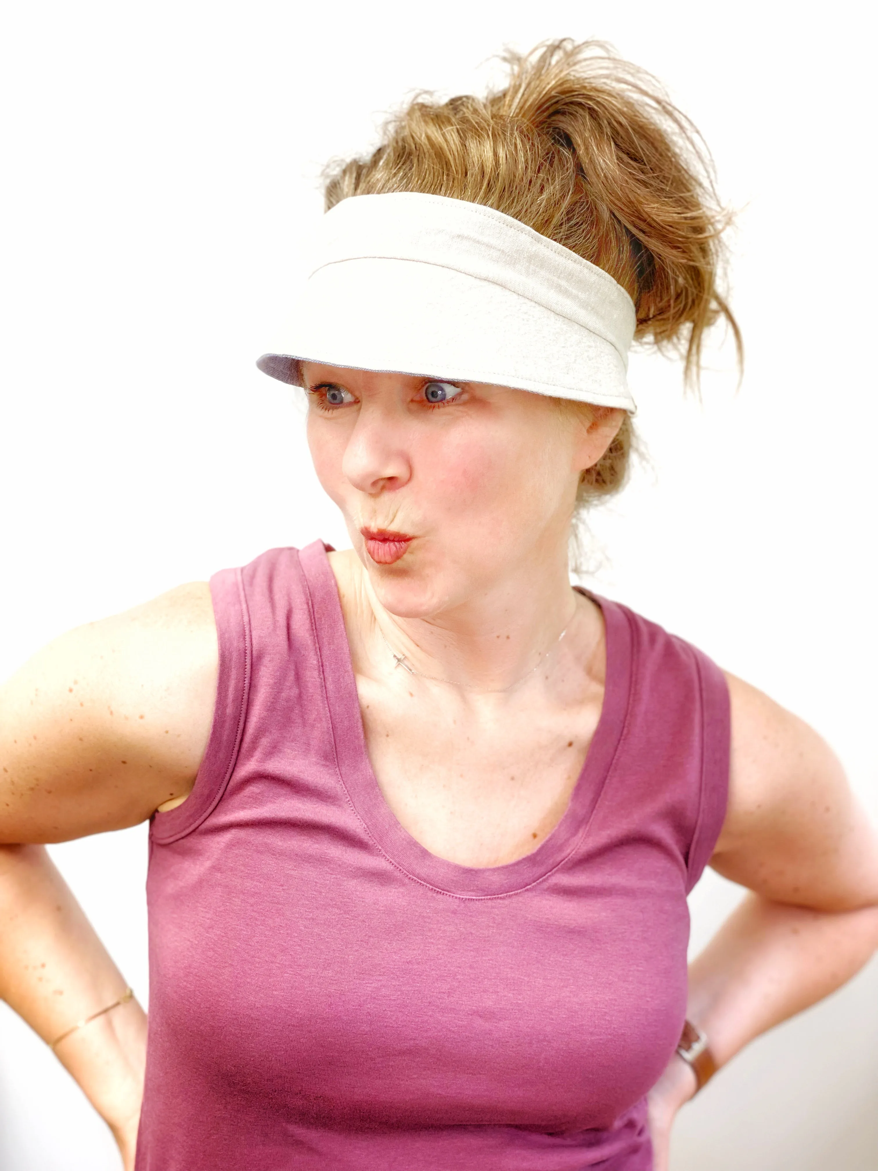Size Large, Women's Sun Visor, Summer Hat for Women, Running Visor for Women, Lightweight Visor for Summer