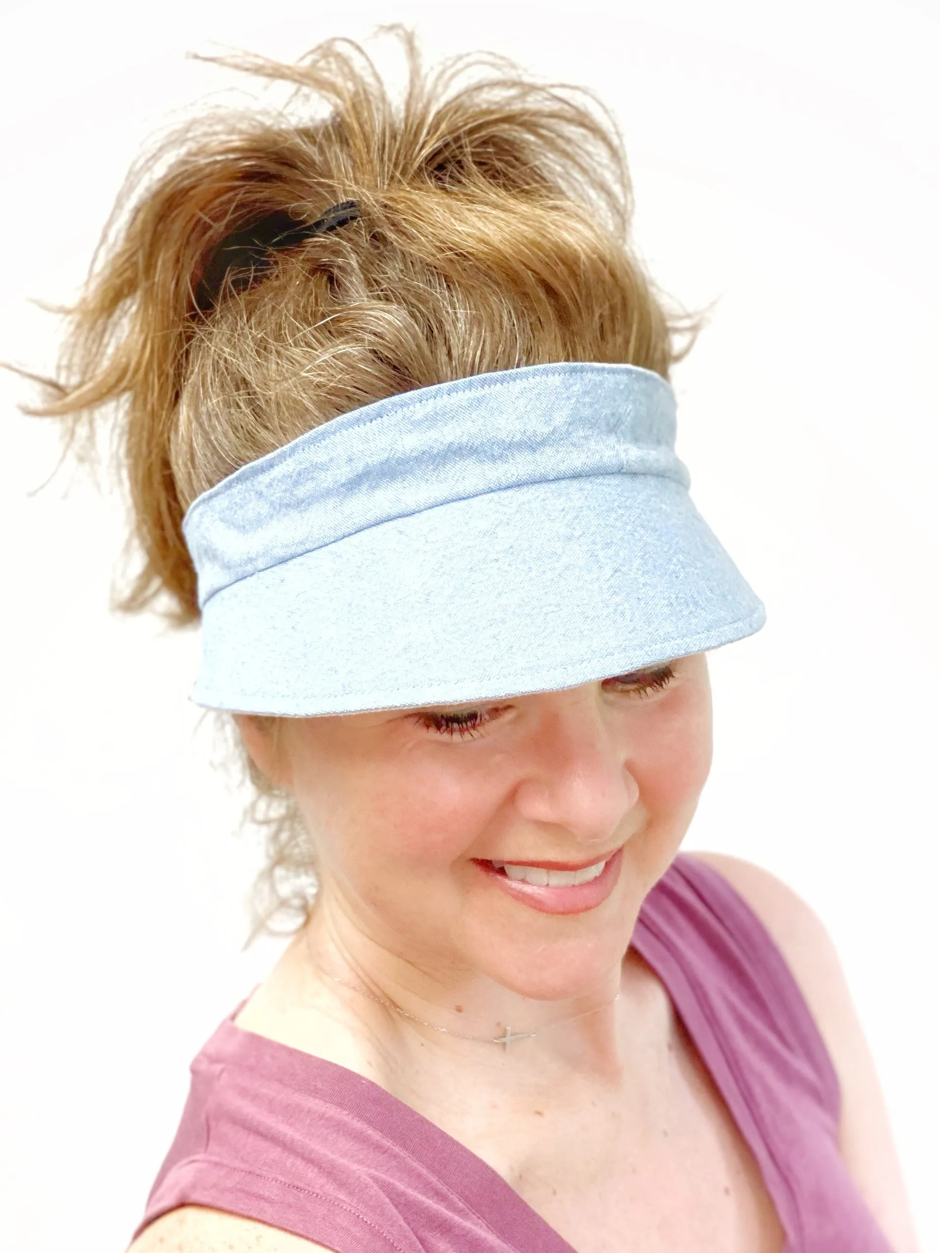 Size Large, Women's Sun Visor, Summer Hat for Women, Running Visor for Women, Lightweight Visor for Summer
