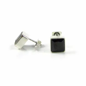 Square Crystal Studs