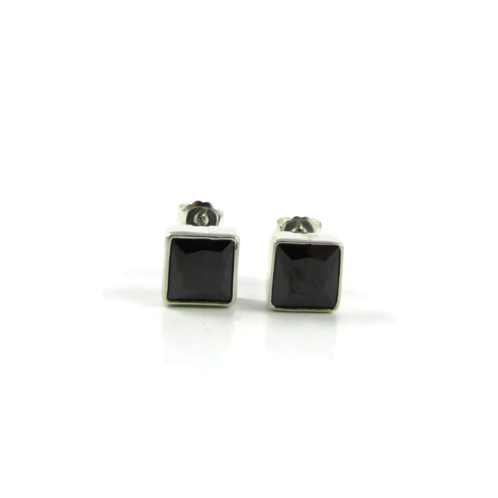 Square Crystal Studs