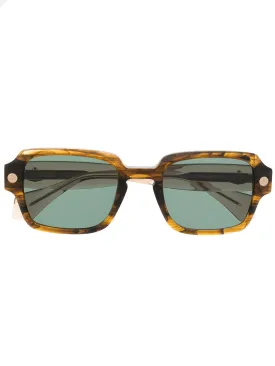 Tortoiseshell Square-Frame Sunglasses