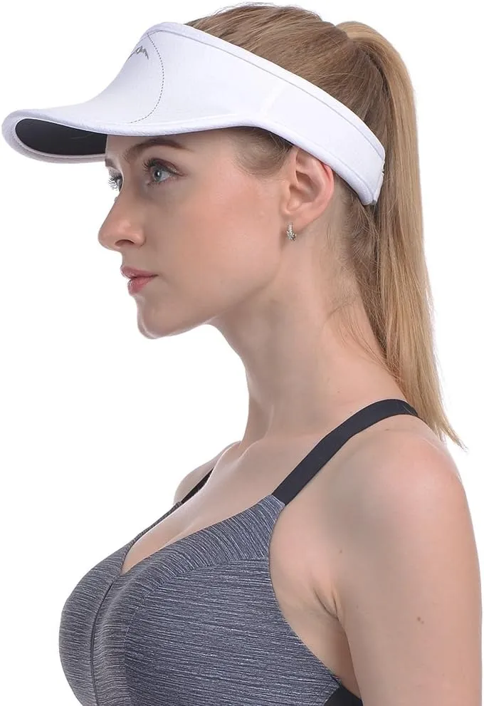 USHAKE Sports Sun Visor for Man or Woman in Golf Running Jogging Tennis Hiking