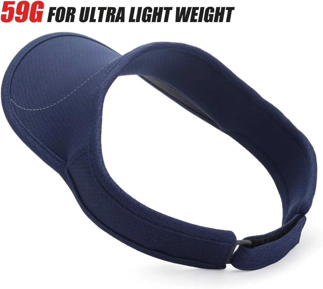 USHAKE Sports Sun Visor for Man or Woman in Golf Running Jogging Tennis Hiking