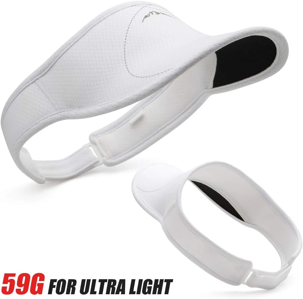 USHAKE Sports Sun Visor for Man or Woman in Golf Running Jogging Tennis Hiking