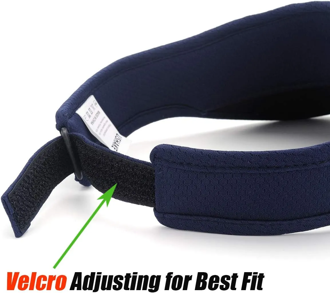 USHAKE Sports Sun Visor for Man or Woman in Golf Running Jogging Tennis Hiking