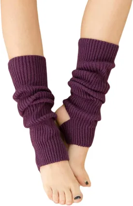 Women Ballet Leg warmers Knitted Stirrup Leg Warmers for women Winter Extra Soft long legwarmers for Yoga Dance